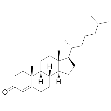 4-胆甾烯-3-酮结构式