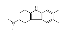 N,N,6,7-tetramethyl-2,3,4,9-tetrahydro-1H-carbazol-3-amine Structure