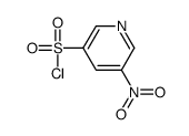 5-硝基吡啶-3-磺酰氯结构式