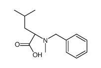 (2S)-2-[benzyl(methyl)amino]-4-methylpentanoic acid Structure