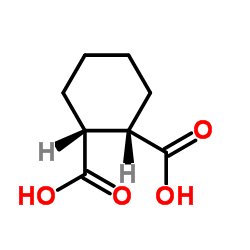 cis-Cyclohexane-1,2-dicarboxylic acid structure