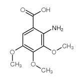 2-氨基-3,4,5-三甲氧基苯甲酸结构式