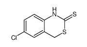 6-chloro-1,4-dihydro-3,1-benzothiazine-2-thione Structure
