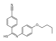 N-(4-butoxyphenyl)-4-cyanobenzenecarbothioamide结构式