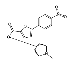 (8-methyl-8-azabicyclo[3.2.1]octan-3-yl) 5-(4-nitrophenyl)furan-2-carboxylate结构式