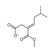 3-methoxycarbonyl-6-methylhept-3-enoate结构式