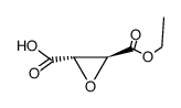 monoethyl trans-epoxysuccinate Structure