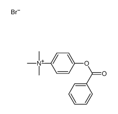 (4-benzoyloxyphenyl)-trimethylazanium,bromide Structure