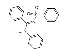 N-Methyl-N-phenyl-N'-tosyl-benzamidin Structure