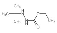 Hydrazinecarboxylicacid, 2-(1,1-dimethylethyl)-, ethyl ester Structure