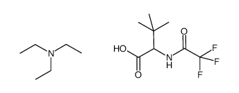 triethylammonium salt of N-trifluoroacetyltert-leucine结构式