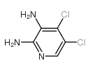 2,3-二氨基-4,5-二氯吡啶结构式