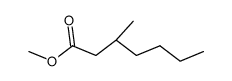 (+/-)-methyl 3-methylheptanoate Structure