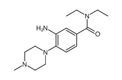 3-amino-N,N-diethyl-4-(4-methylpiperazin-1-yl)benzamide Structure