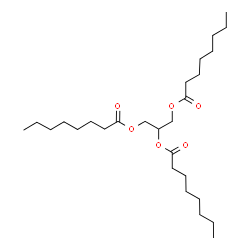 Glyceryl tricaprylate/caprate/laurate Structure