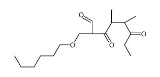 (2R,4S,5R)-2-(hexoxymethyl)-4,5-dimethyl-3,6-dioxooctanal Structure