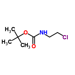 N-Boc-2-氯乙胺结构式