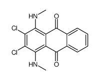2,3-dichloro-1,4-bis(methylamino)anthraquinone Structure