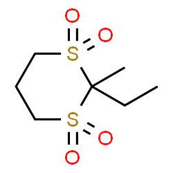 m-Dithiane, 2-ethyl-2-methyl-, 1,1,3,3-tetraoxide (5CI)结构式