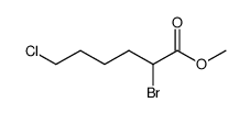 2-Brom-6-chlorhexansaeure-methylester Structure