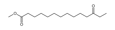 methyl 12-oxotetradecanoate结构式