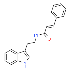 N-(2-INDOL-3-YLETHYL)-3-PHENYLPROP-2-ENAMIDE结构式