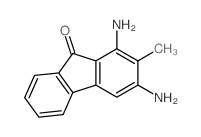 9H-Fluoren-9-one,1,3-diamino-2-methyl-结构式
