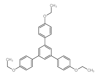 1,3,5-tris(4-ethoxyphenyl)benzene结构式
