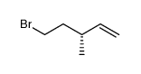 (-)-3-methyl-4-pentenyl bromide Structure