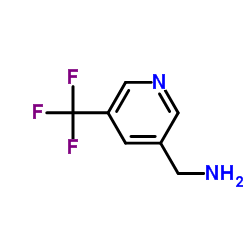 5-三氟甲基吡啶-3-甲胺结构式
