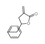 5-苄基-3-亚甲基-二氢呋喃-2-酮结构式