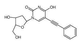 Uridine, 2'-deoxy-5-(phenylethynyl)- Structure
