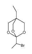 4-(1-bromoethyl)-1-ethyl-3,5,8-trioxabicyclo[2.2.2]octane Structure