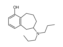 6,7,8,9-tetrahydro-1-hydroxy-N,N-dipropyl-5H-benzocyclohepten-6-ylamine Structure