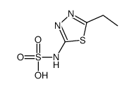 (9CI)-(5-乙基-1,3,4-噻二唑-2-基)-氨基磺酸结构式