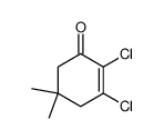 2,3-dichloro-5,5-dimethyl-2-cyclohexenone结构式