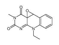 6-ethyl-3-methyl-6,10b-dihydro-2H-oxireno[2,3-c]pyrimido[4,5-b]quinoline-2,4(3H)-dione Structure