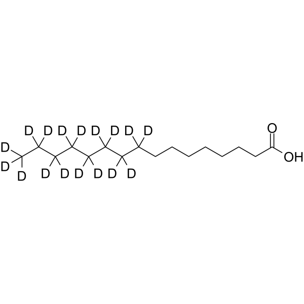 软脂酸-D17结构式