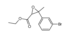ethyl 3'-bromo-3-methyl-2,3-epoxybenzenepropanoic acid ester结构式