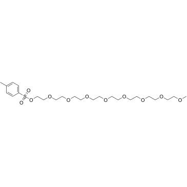 八乙二醇单对甲苯磺酸酯结构式