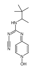 N-cyano-N'-(pyridin-4-yl-N''-(1,2,2-trimethylpropyl)guanidine N-oxide结构式
