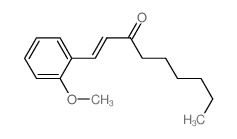 1-(2-methoxyphenyl)non-1-en-3-one结构式