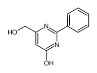 4-hydroxy-6-hydroxymethyl-2-phenylpyrimidine Structure
