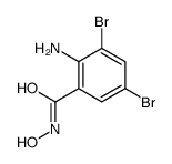 2-Amino-3,5-dibromo-N-hydroxybenzamide Structure