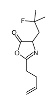 2-(3-Buten-1-yl)-4-(2-fluoro-2-methylpropyl)-1,3-oxazol-5(4H)-one Structure