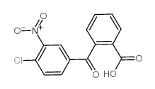2-(4-氯-3-硝基苯甲酰)苯甲酸结构式