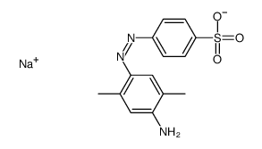 sodium p-[(4-amino-2,5-xylyl)azo]benzenesulphonate structure