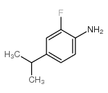 2-氟-4-异丙基苯胺结构式