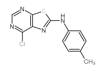 7-chloro-N-(p-tolyl)thiazolo[5,4-d]pyrimidin-2-amine Structure