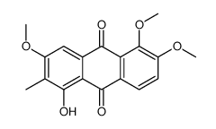 1-hydroxy-3,5,6-trimethoxy-2-methylanthracene-9,10-dione Structure